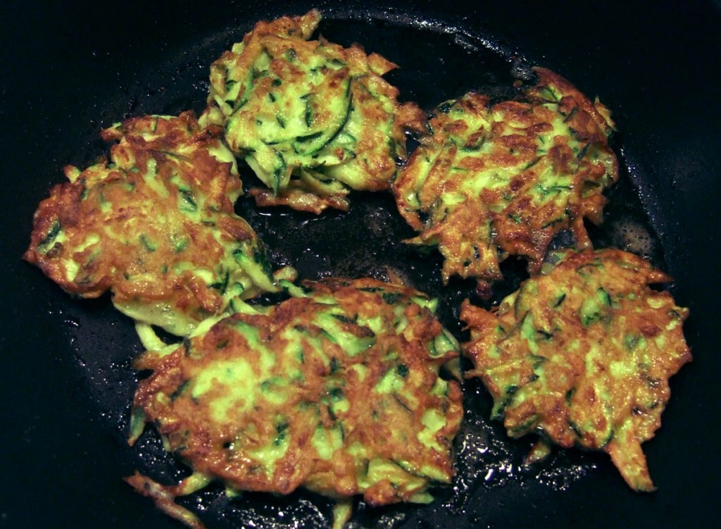 Courgette fritters