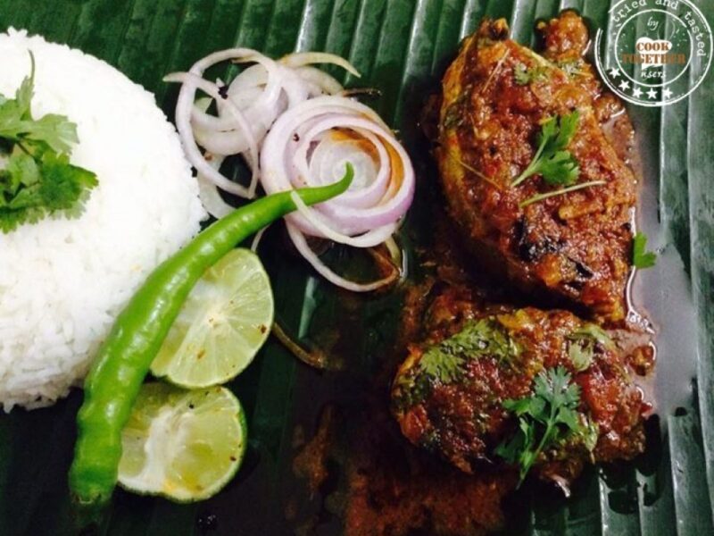 Fish curry in tamarind sauce