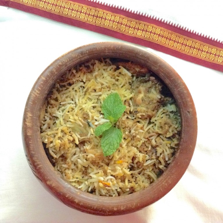 Hyderabadi chicken biryani