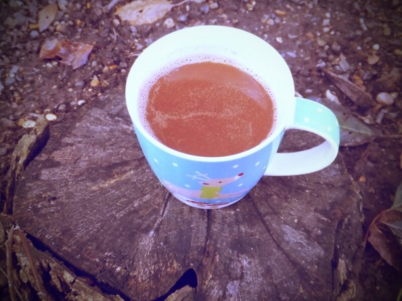 Boozy hot chocolate