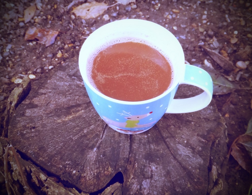 Boozy hot chocolate