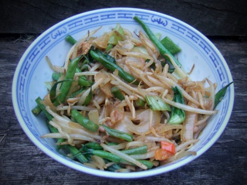 Chinese stir-fried vegetables