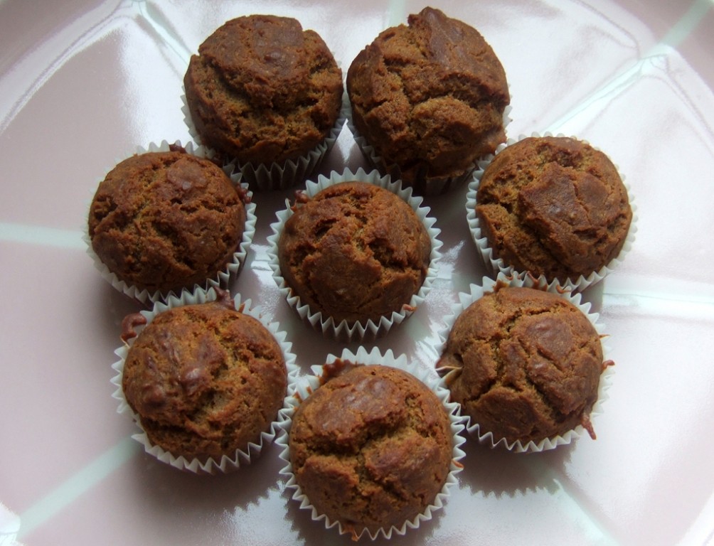 Healthy carrot muffins