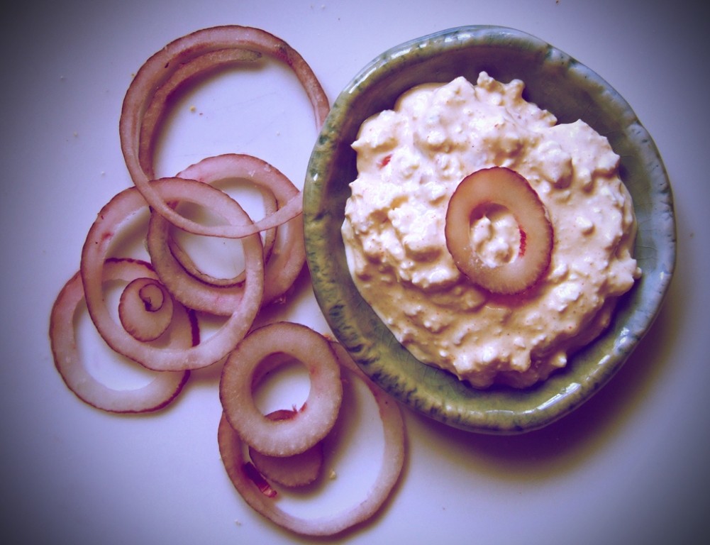 Hungarian curd cheese spread