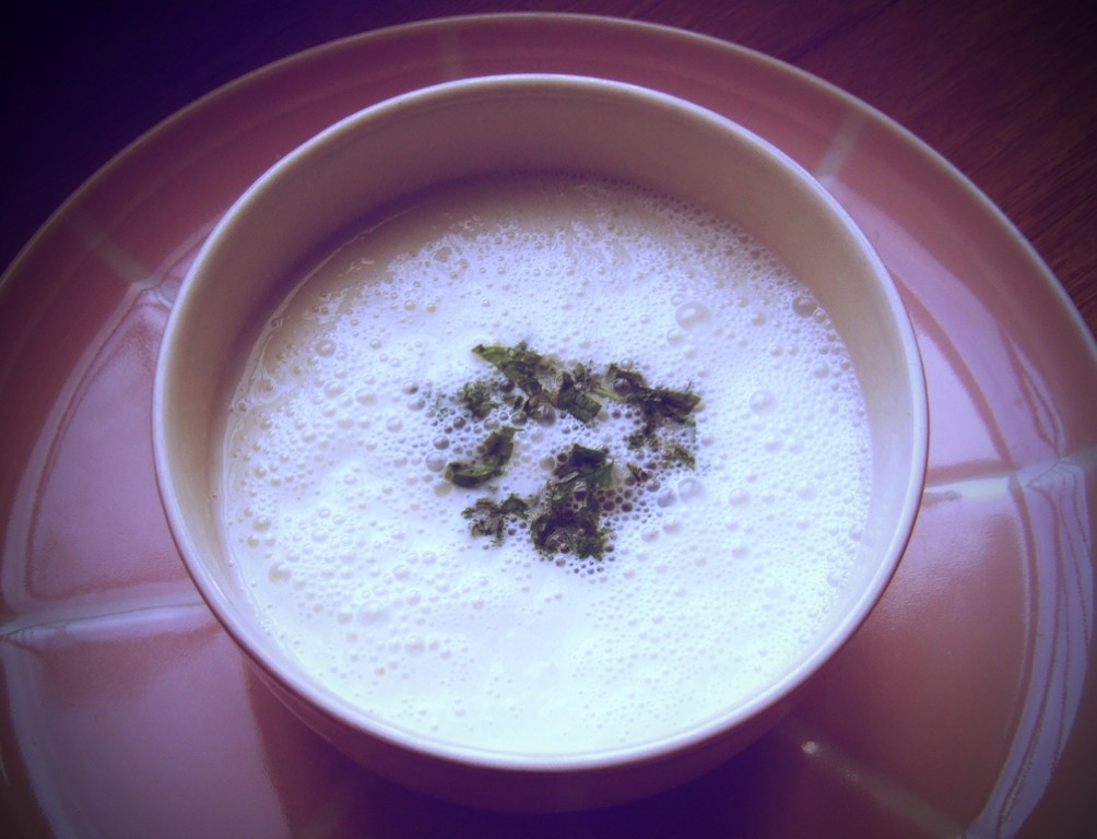 Melon soup with ginger