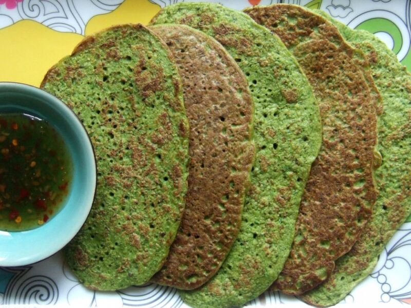 Mung bean pancake