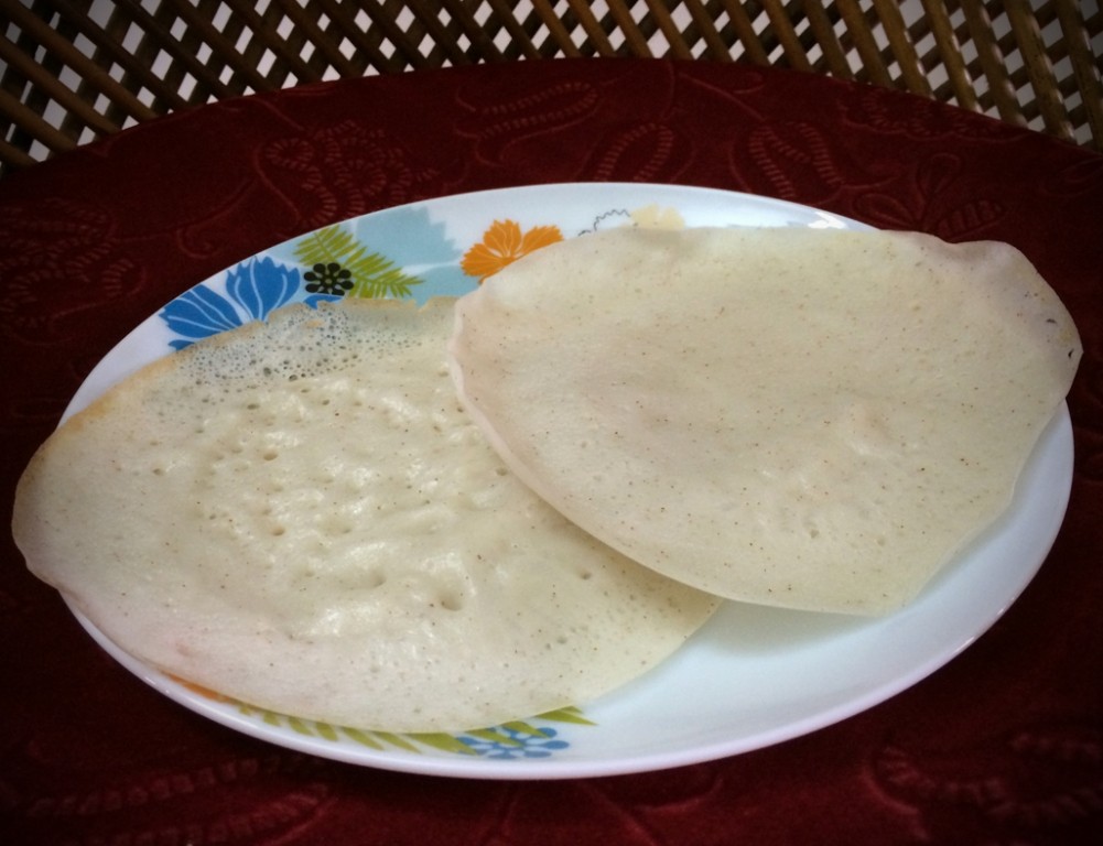 Vellapam (Rice Pancakes)