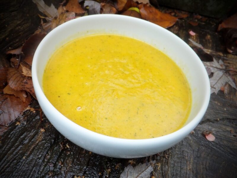 Roasted carrot soup