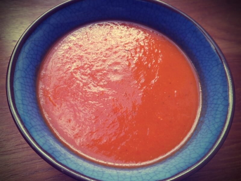 Rustic tomato soup