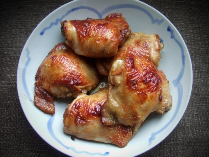 Chinese sticky chicken thighs