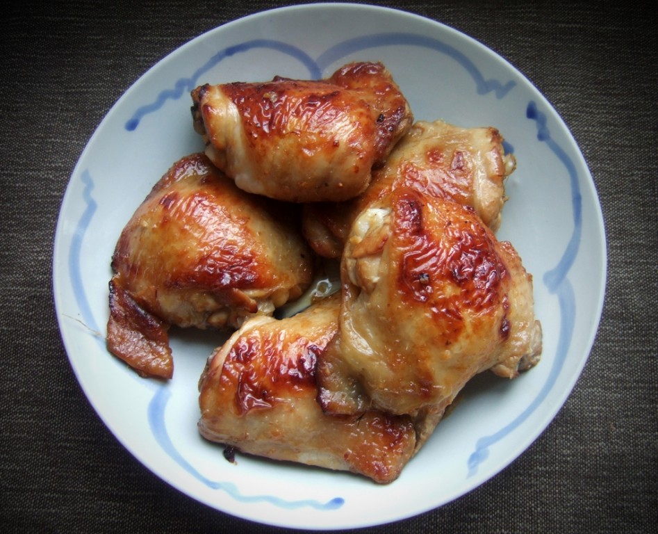 Chinese sticky chicken thighs