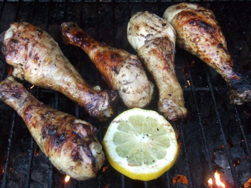 Zesty chicken drumsticks