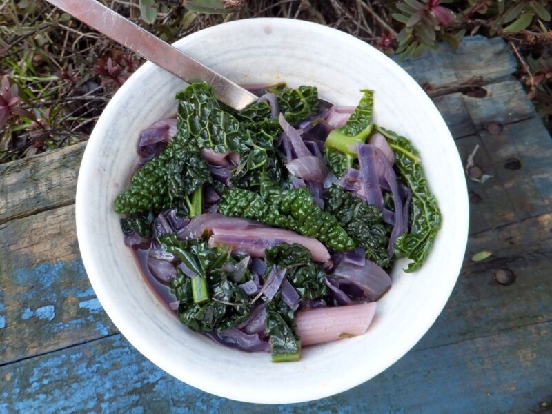 Cabbage minestrone