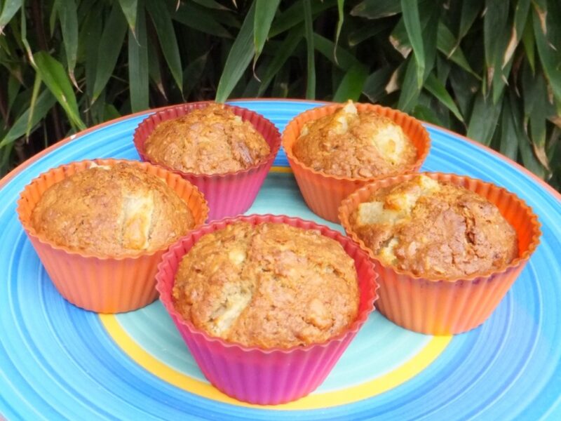 Coconut and pineapple muffins