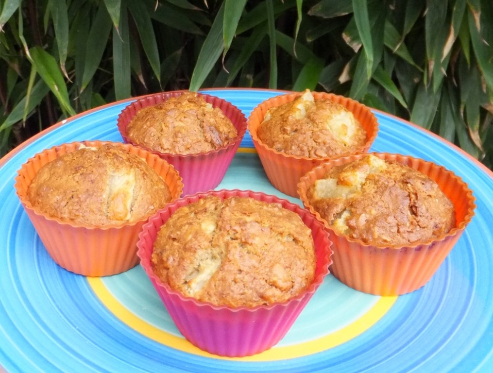 Coconut and pineapple muffins