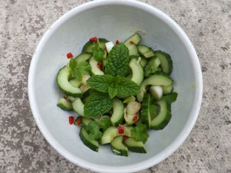 Asian cucumber salad