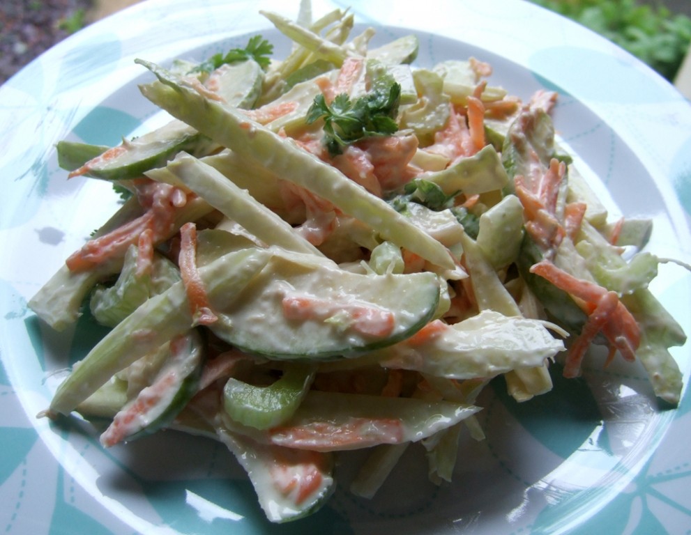 Fennel and apple slaw