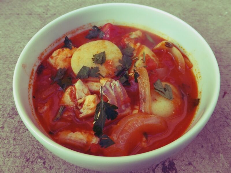 Spanish fish stew