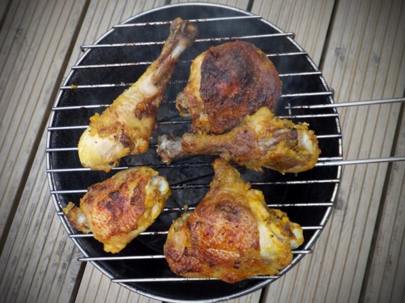 Tandoori-style chicken legs