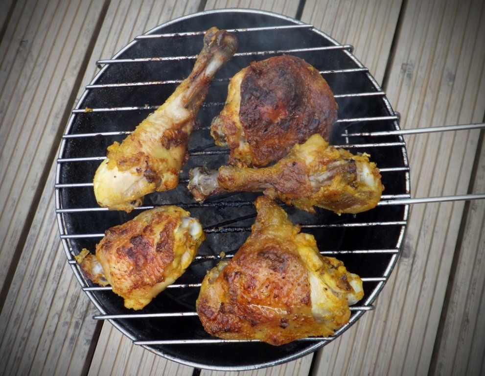 Tandoori-style chicken legs