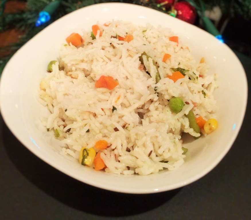 Vegetable Pulao (Vegetable rice)