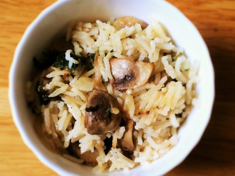 Mushroom Pulao