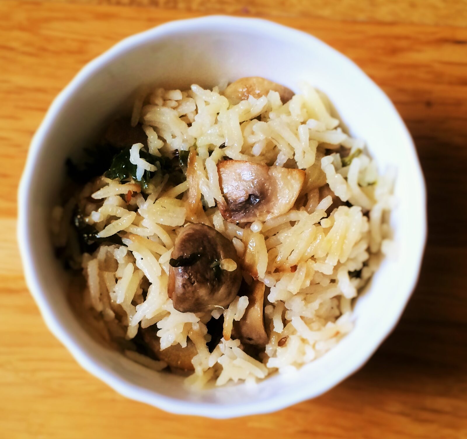 Mushroom Pulao