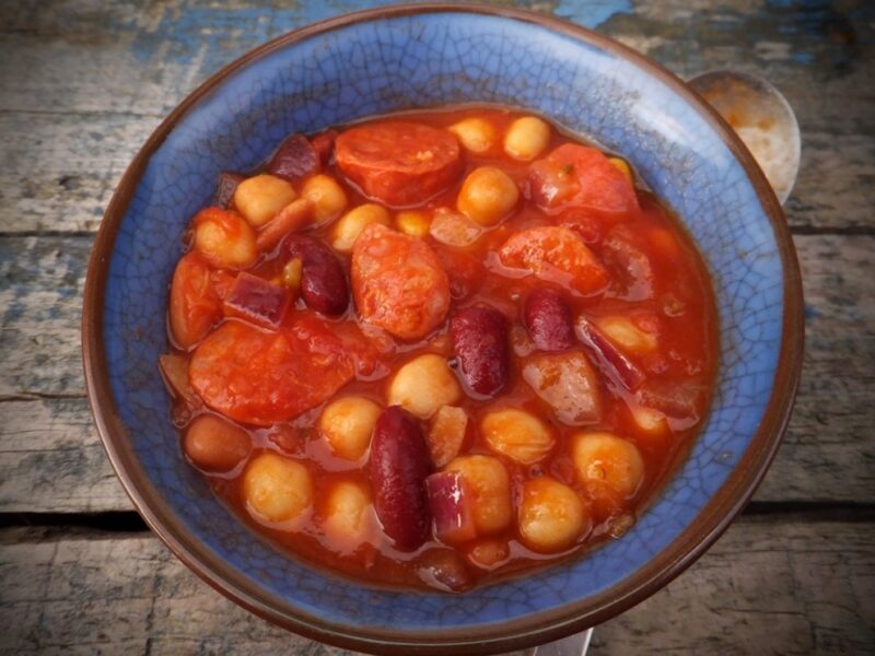 Chorizo and bean stew