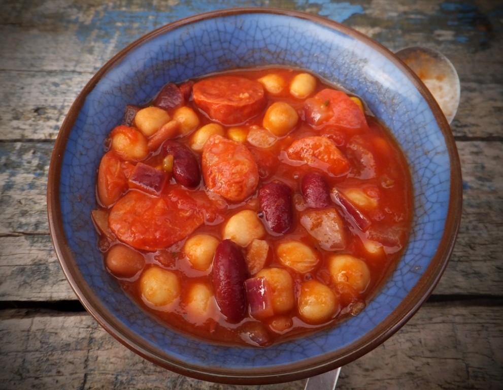 Chorizo and bean stew