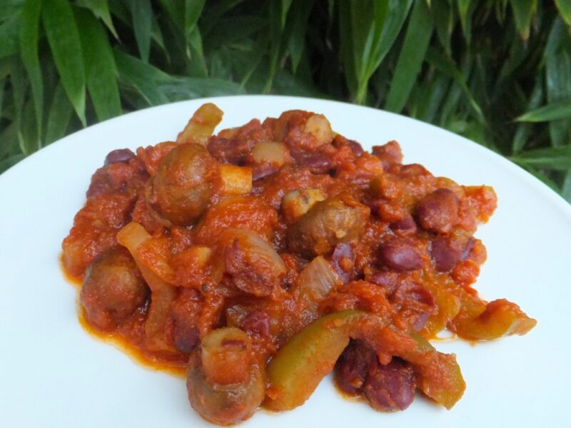 Mushroom chilli