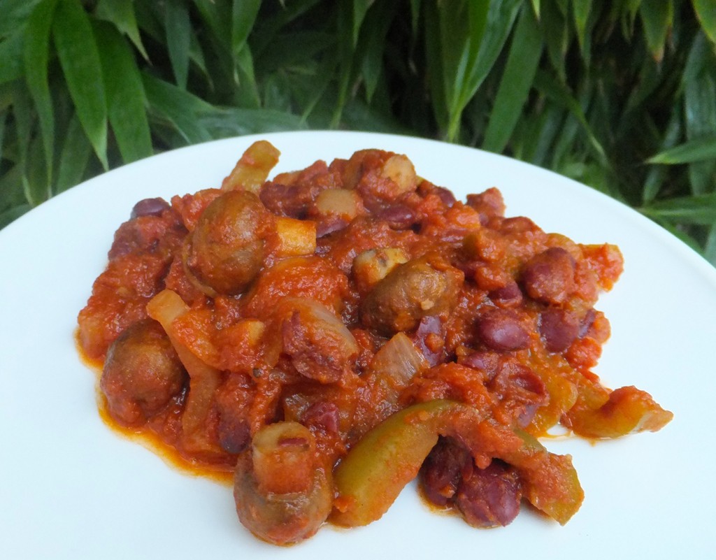 Mushroom chilli