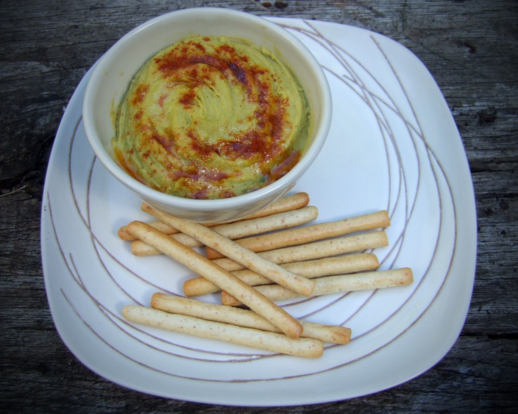 Spiced broad bean dip