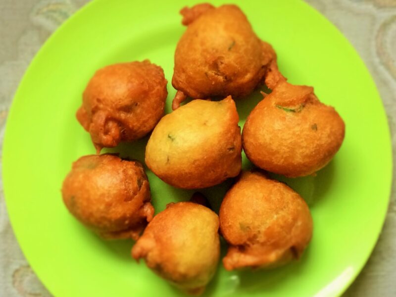 Mysore Bonda (Plain flour bajjias)