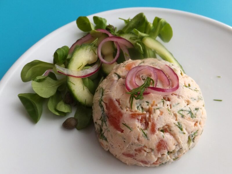 Zesty salmon paté