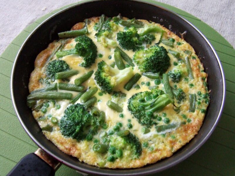 Summer vegetable frittata