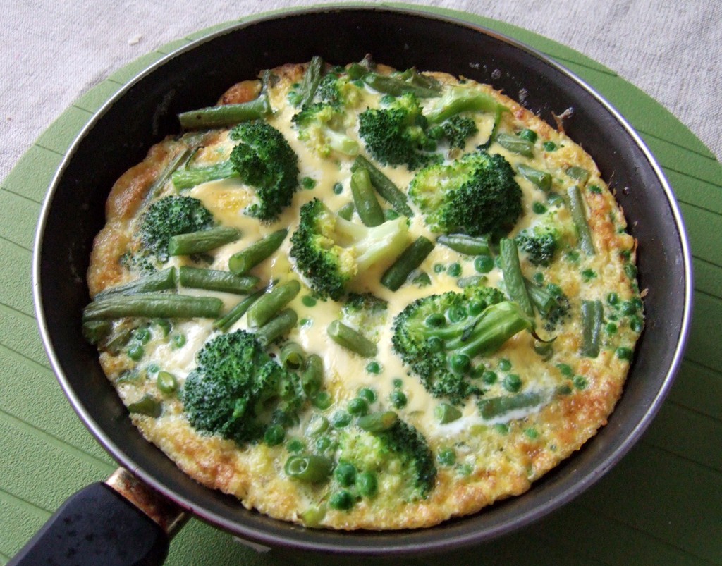 Summer vegetable frittata