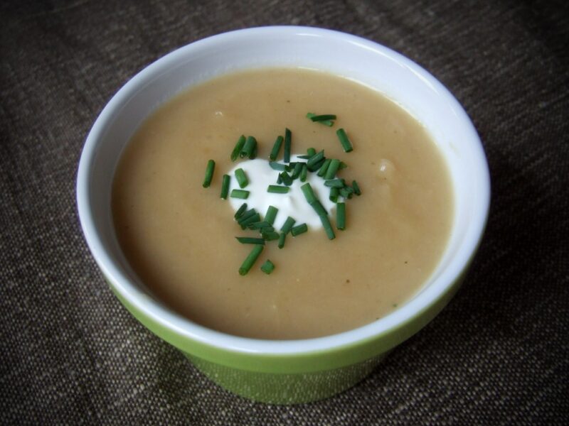 Leek and potato soup