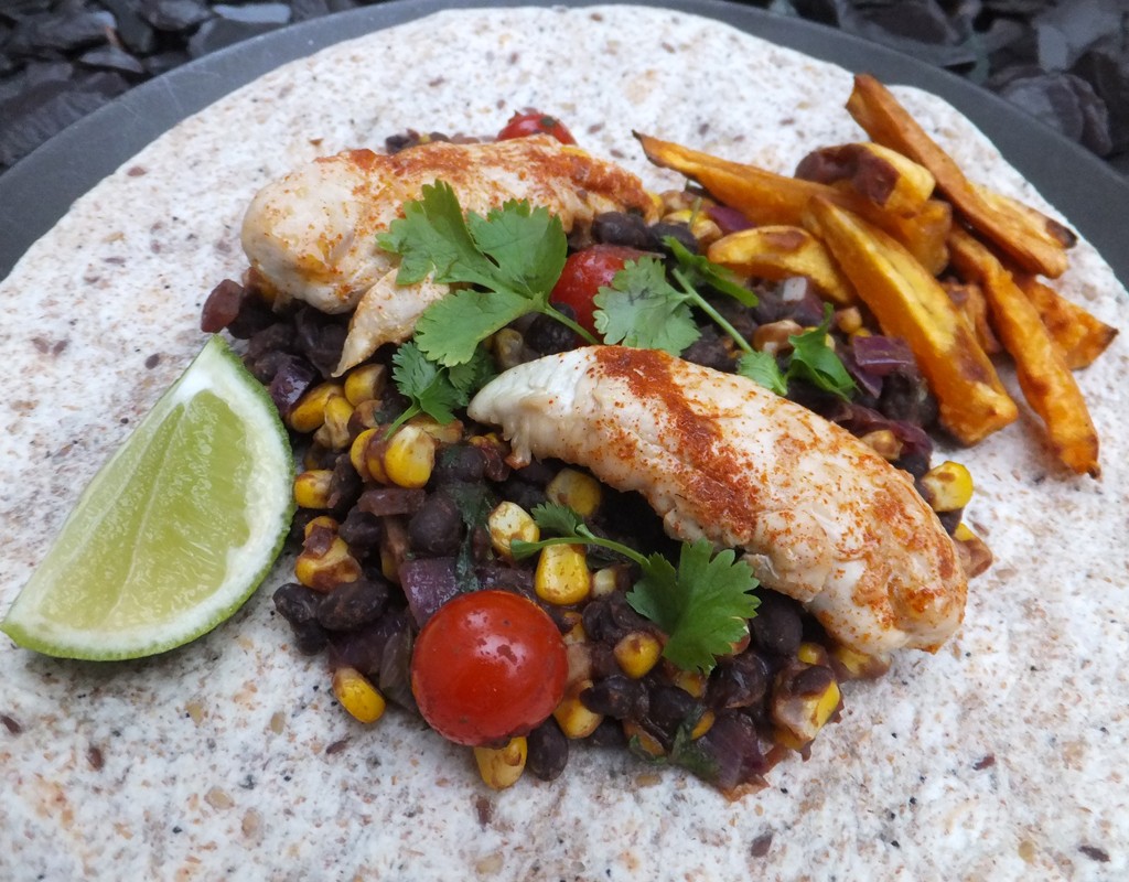 Mexican chicken with black beans