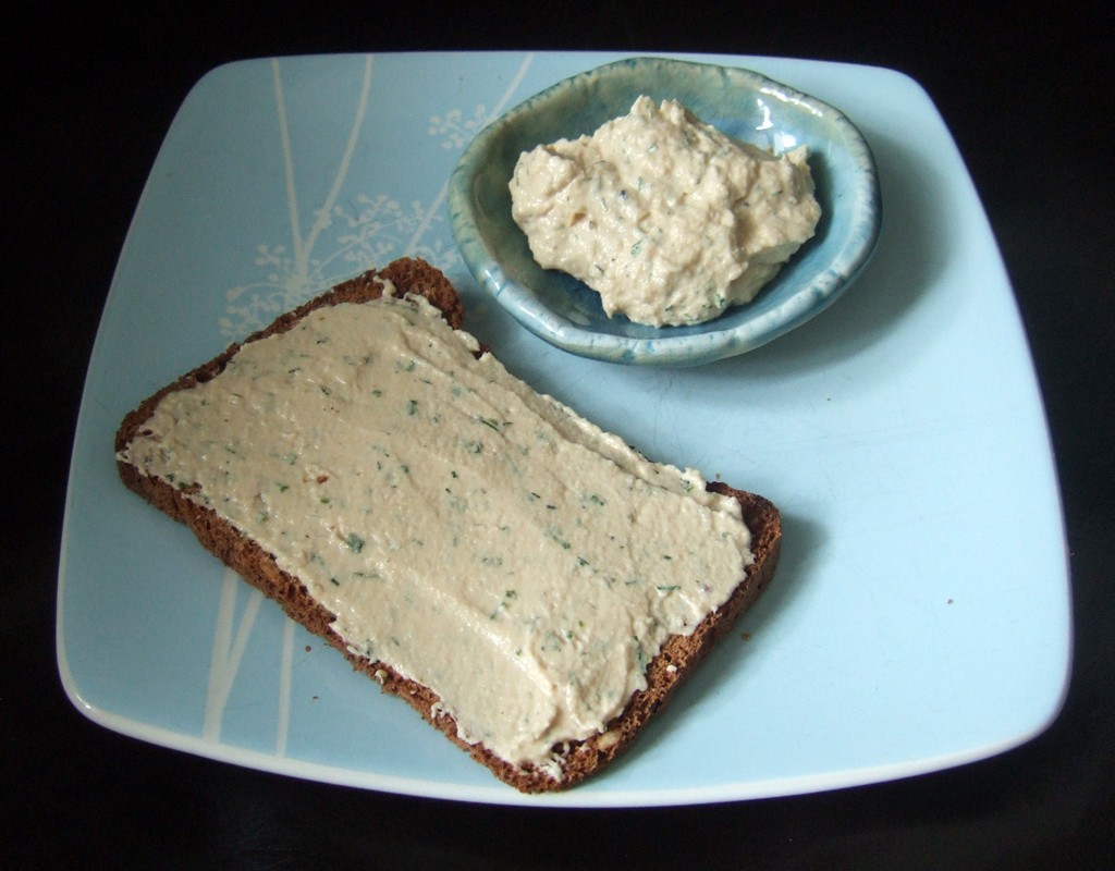 Blue cheese and salmon pate