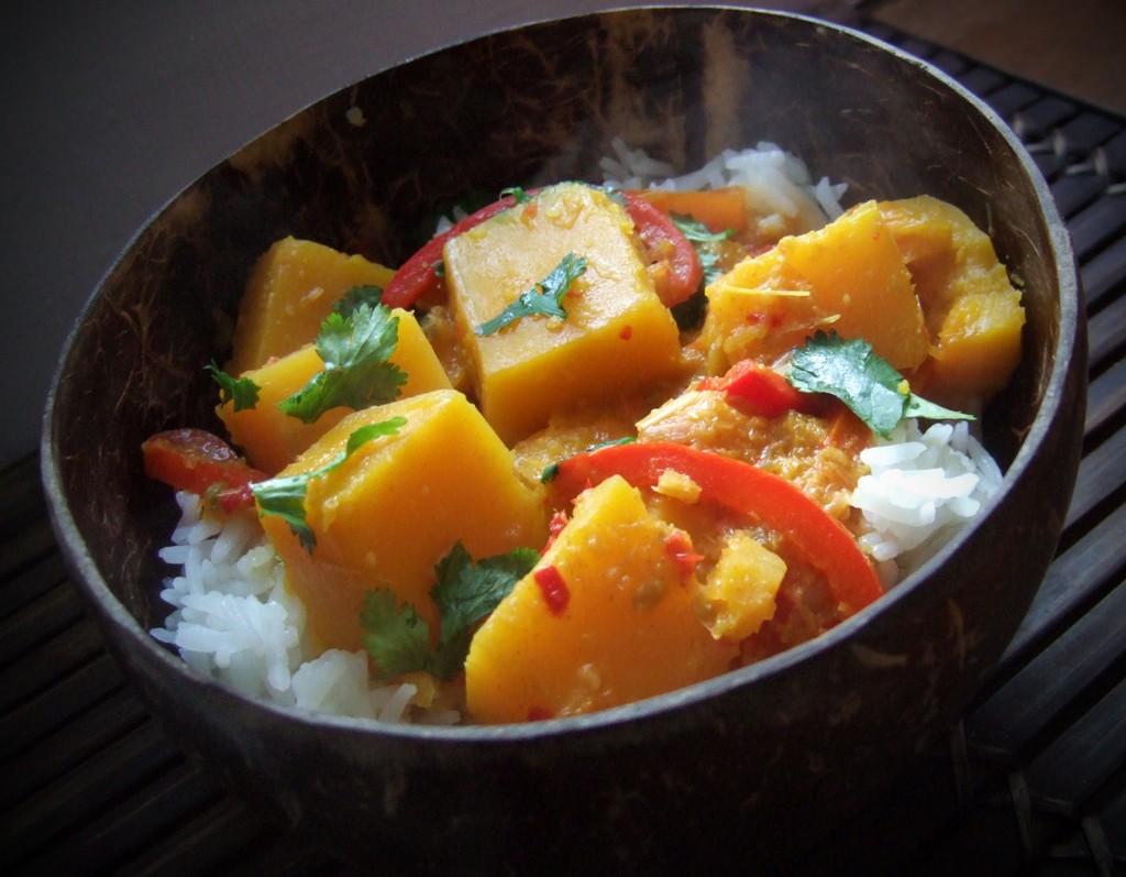 Thai butternut squash curry