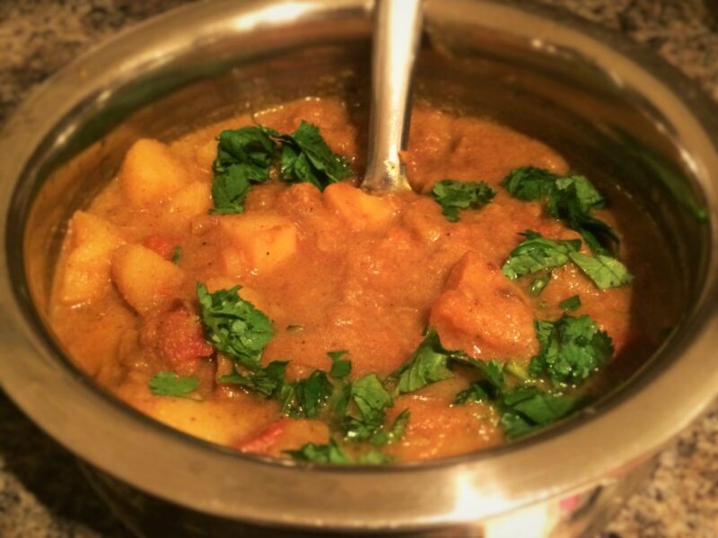 Potato masala curry