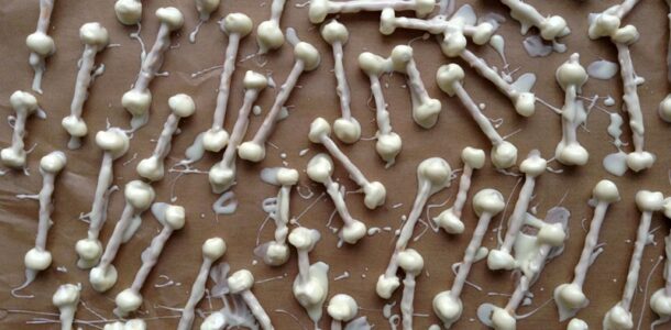 Chocolate skeleton bones