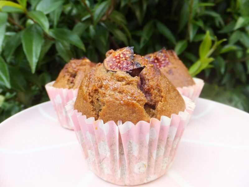 Fig and orange muffins