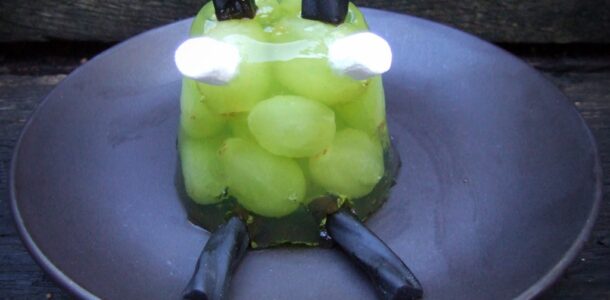 Green jelly monsters
