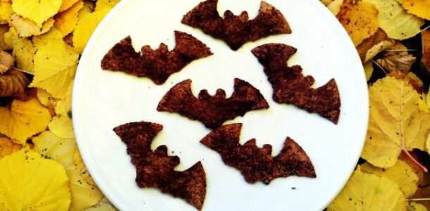 Crispy tortilla bats