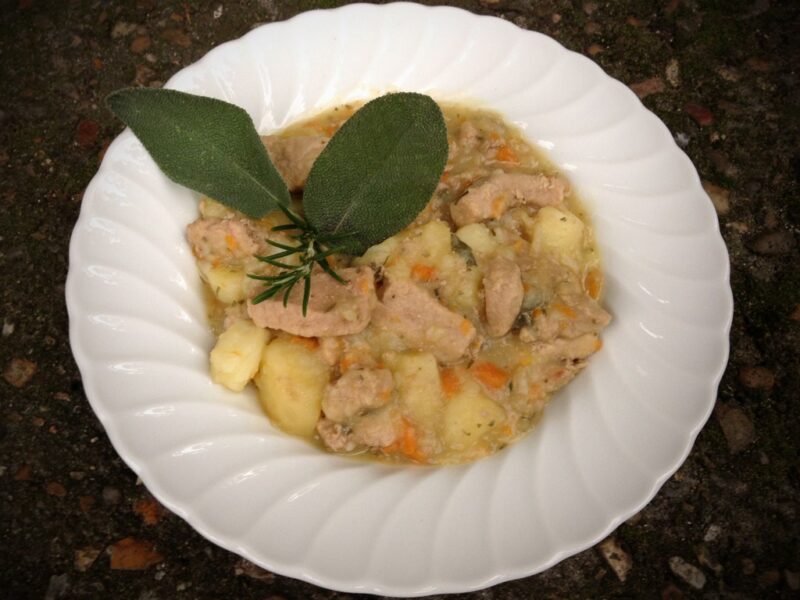 Veal and potato stew