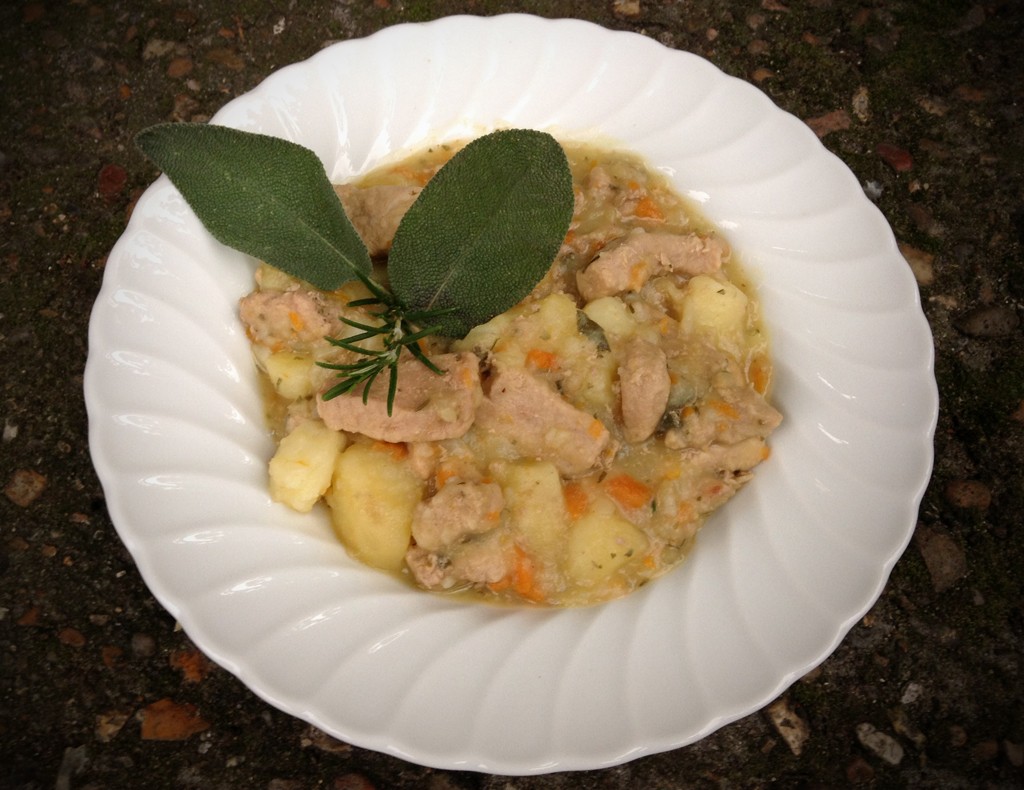 Veal and potato stew