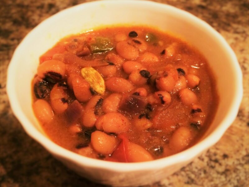 White Kidney Beans Curry