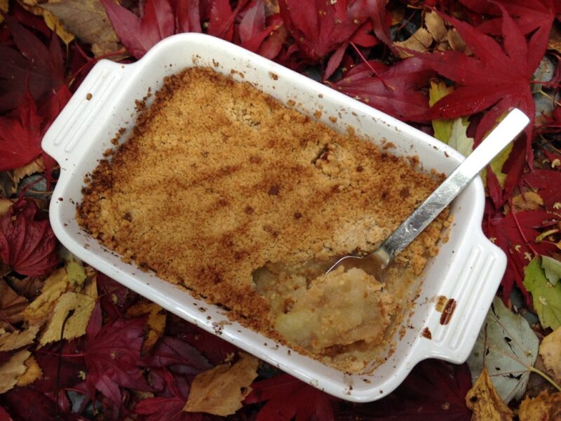 Apple crumble