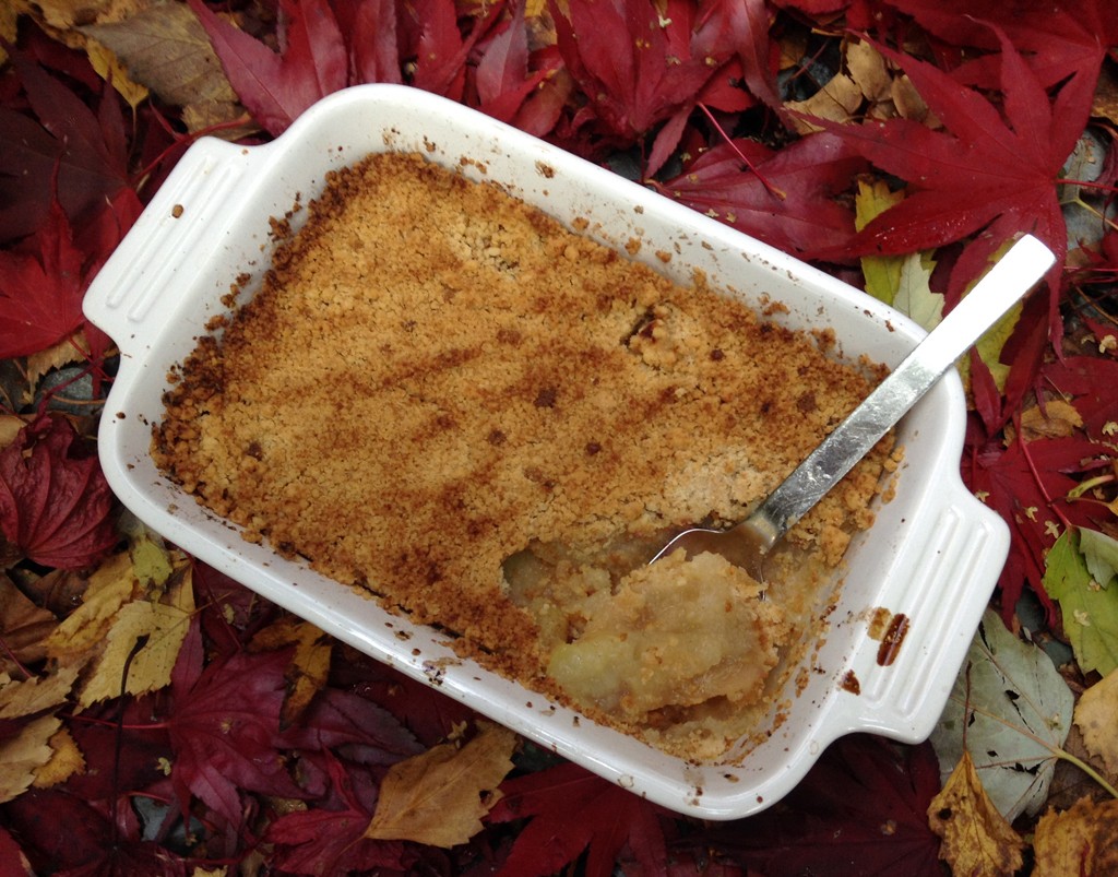 Apple crumble